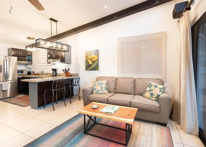 Modern With Covered Balcony, Full Kitchen, And Stunning Ocean Views * Playa Flamingo